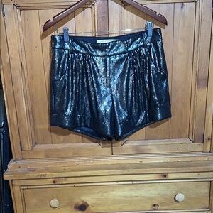 Diane Von Furstenberg High Waist Green Shorts